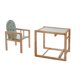 thumbnail image 4 of Silla de comer Natural y Vinilo Animales de Colores, 4 of 5