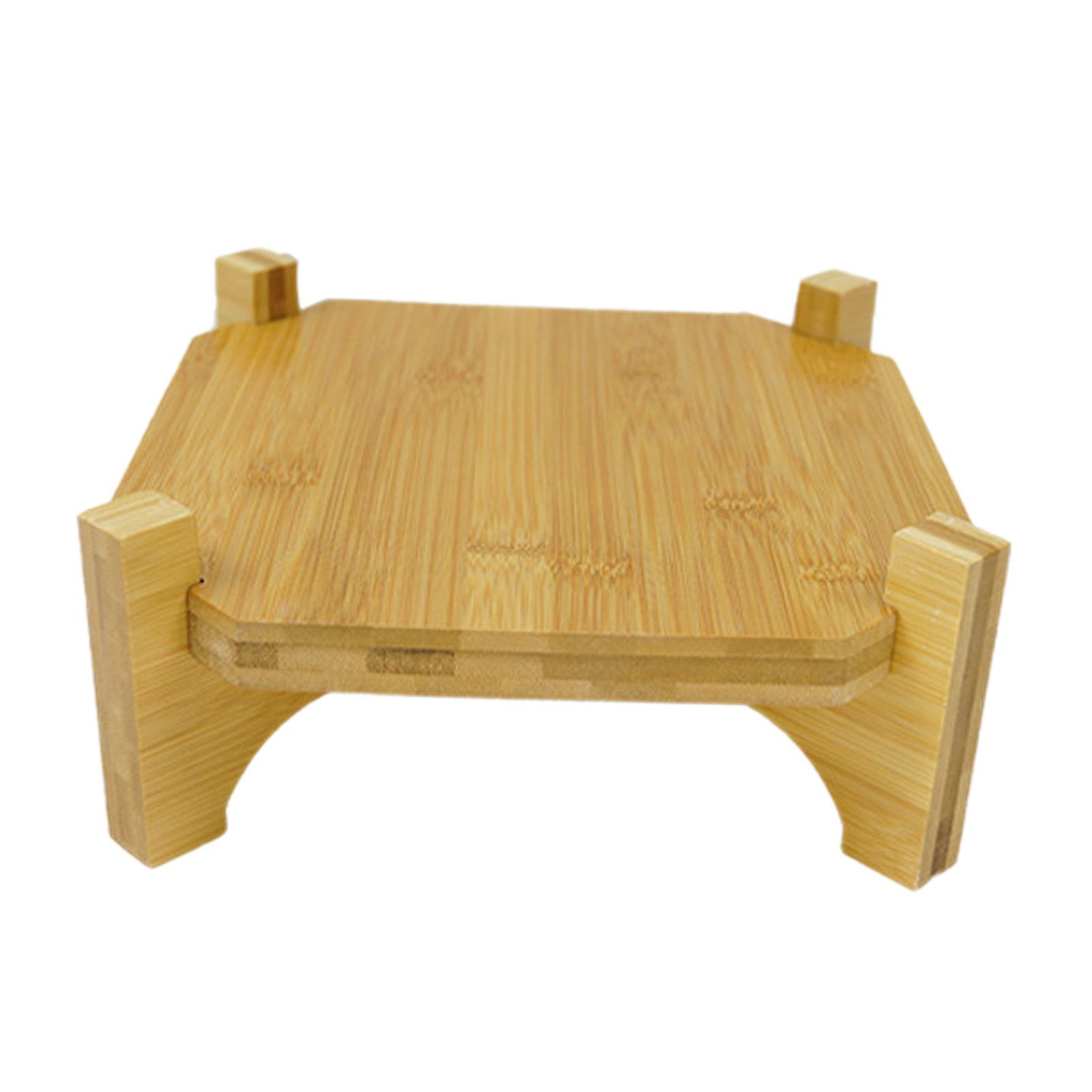 Magideal - Soporte Dispensador De Bebidas, Estante De Almacenamiento Para Macetas, Base De Madera Para El Hogar, Para Celebración, Bar, Mesa, Restaurante, Cubos 245 Cm X 245 Cm X 10 Cm