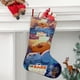thumbnail image 2 of We Bare Bears Tema: Calcetines de Navidad, fino lino blanco para colgar en escaleras y chimenea, decoración navideña para el hogar, regalo de Navidad. 54cm × 38cm, 2 of 5