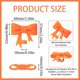thumbnail image 3 of Accesorios para Botella LEISENOR Stanley Cup Bow Naranja, 3 of 8