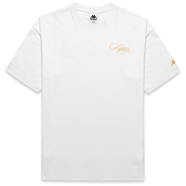 Polera Kappa Men Authentic Norda White Yellow Gold Rick