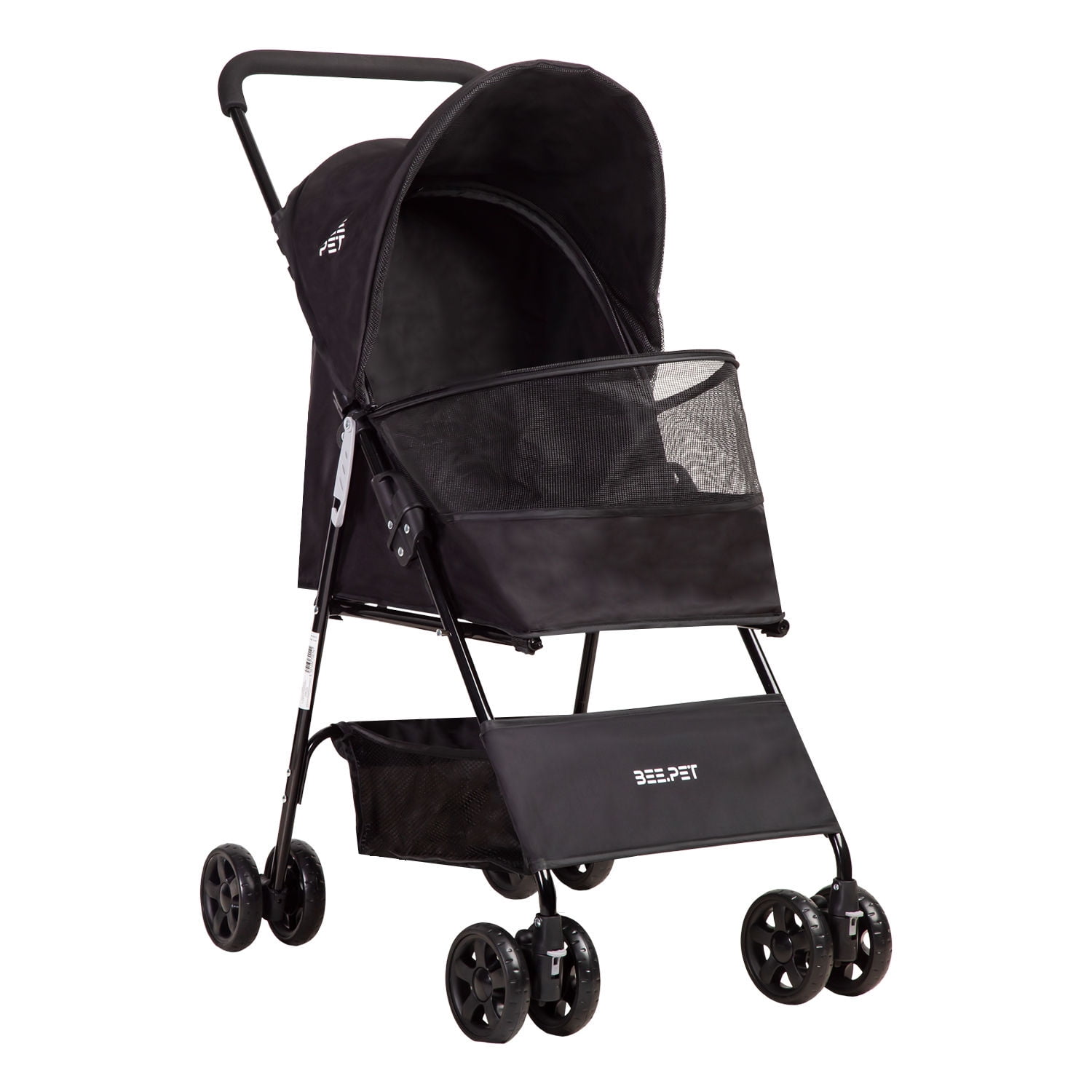 Bebesit - Coche Mascota Negro Bp03