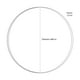 thumbnail image 4 of Espejo Lugano 80 diam Dorado, 4 of 6