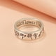 thumbnail image 4 of 1pc Vintage Craft Rustic Small Flowers 6mm Simple Design Dandelion Ring, 4 of 5
