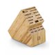 thumbnail image 1 of Bloque de almacenamiento de cuchillos Cook N Home Bamboo con 20 ranuras, 1 of 5