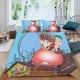 thumbnail image 2 of Phineas y Ferb Conjunto de sábanas temático, trío de piezas, cómodo y amigable con la piel, diseño único, regalo de decoración para el hogar para familiares, amigos y fans,173cm *218cm, 2 of 6