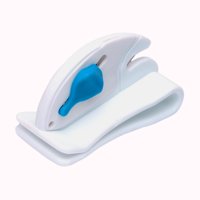 Magideal - Herramienta Cortadora De Cinta De Globos, Abridor De Paquetes, Accesorios Para Globos, Portátil Para Perforar Globos, Accesorios De Actuación De Payas Blanco