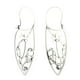 thumbnail image 3 of Pendientes Elegantes Gota Para El Oído Joyas De Flores Antiguas Para Vestir Mujeres Niñas Fiesta Púrpura, 3 of 5
