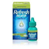 Eye Drops Refresh Relieva Para Lentes De Contacto, Lubricante Estéril De 8 Ml