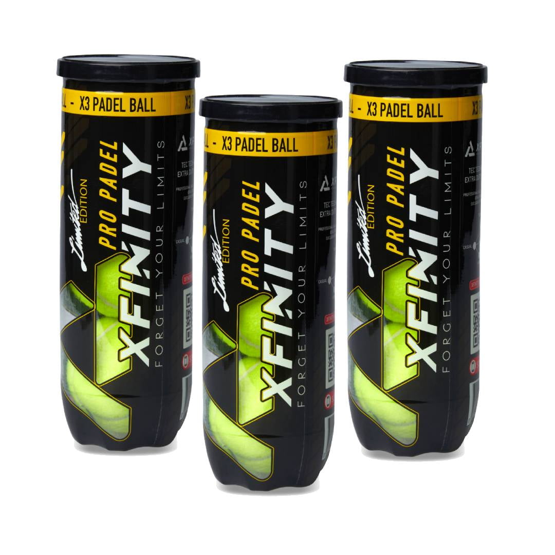 Xfinity - 3 Tarros De Pelotas De Padel