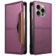 thumbnail image 1 of Funda Billetera para [iphone 15 Promax] Tarjetero Magnético Soporte Morado, 1 of 6