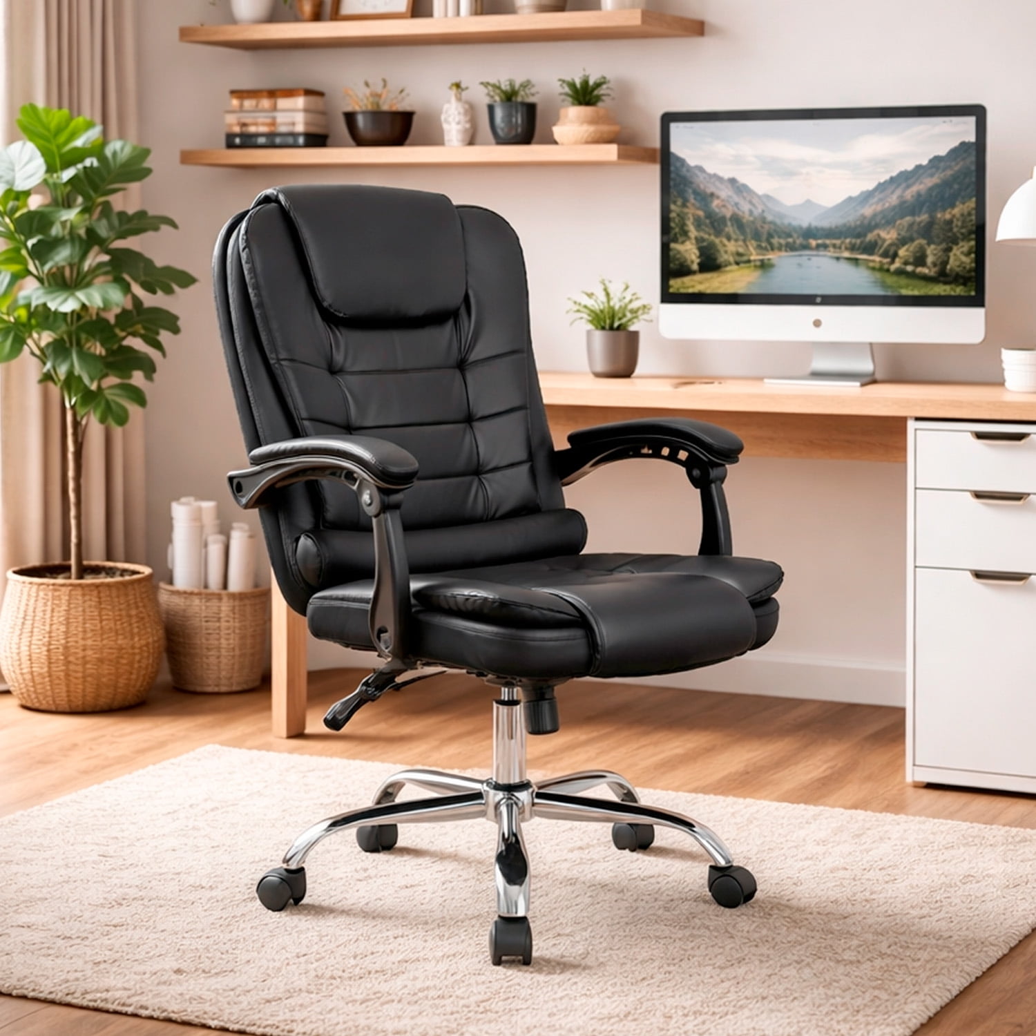 Novahus - Sillón Gerencial Praga Negro