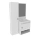 thumbnail image 2 of Despensa Mueble De Baño Con Lavamanos Y Espejo Blanco, 2 of 3