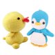 thumbnail image 4 of 2 Juegos De Kits De Crochet De Animales Amigurumi Paquete De Material De Bricolaje De Pato Y Pingüino, 4 of 5