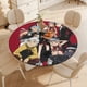 thumbnail image 4 of Soul Eater theme Fitted Round Tablecloths Elastic Edged Table Covers Waterproof Table Cloth For Kitchen Holiday Party Tables Decor 120cm, 4 of 6