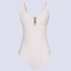 thumbnail image 5 of Traje De Baño Blanco Control De Abdomen Chamela, 5 of 6