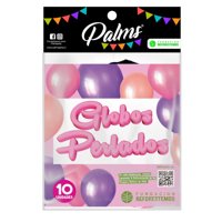Set 10 Globos Perlados Niña 1 Un Palms