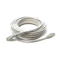 Genérico - Cable Ethernet De Red 25 Metros Categoria 5 Rj45 Lan Gris Comunicación