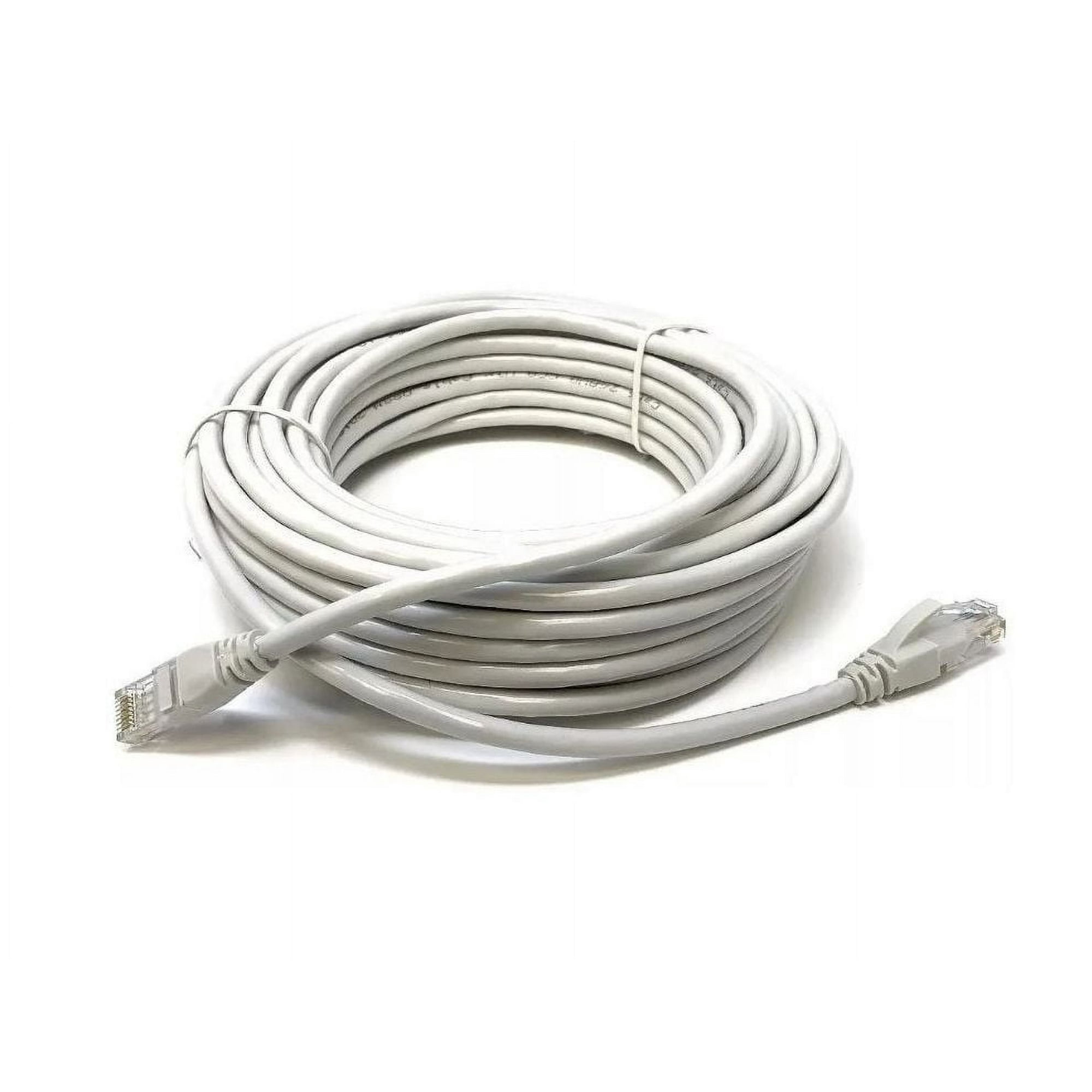 Genérico - Cable Ethernet De Red 25 Metros Categoria 5 Rj45 Lan Gris Comunicación