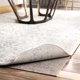 thumbnail image 1 of Base protectora para alfombra nuLOOM redonda gris de 254 cm, tejido de potencia, 1 of 8