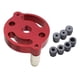 thumbnail image 5 of Juego De Plantillas Para Espigas Autocentrantes De 2-10 Mm Localizador De Perforadoras De Agujeros Verticales Rojo, 5 of 5