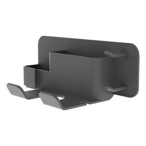 Ioensy - Soporte Para Alisador De Pelo, Soporte Para Secador De Pelo De Un Solo Nivel, Soporte Para Secador De Pelo Negro