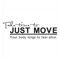 Rienda Libre Graphics - Decomural Just Move Inspirational Ws-15064