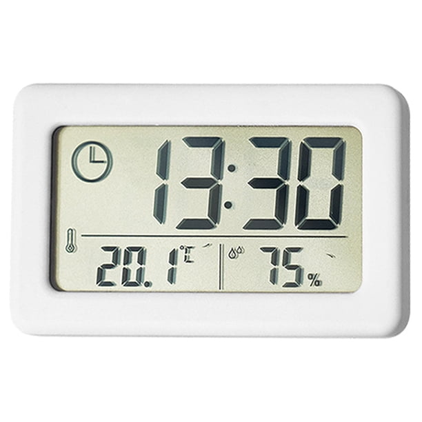 Reloj sencillo, ligero y delgado, reloj electrónico de temperatura y humedad, reloj conveniente.