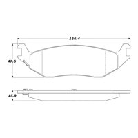 Pastillas Freno Para Auto Powerstop 17-898
