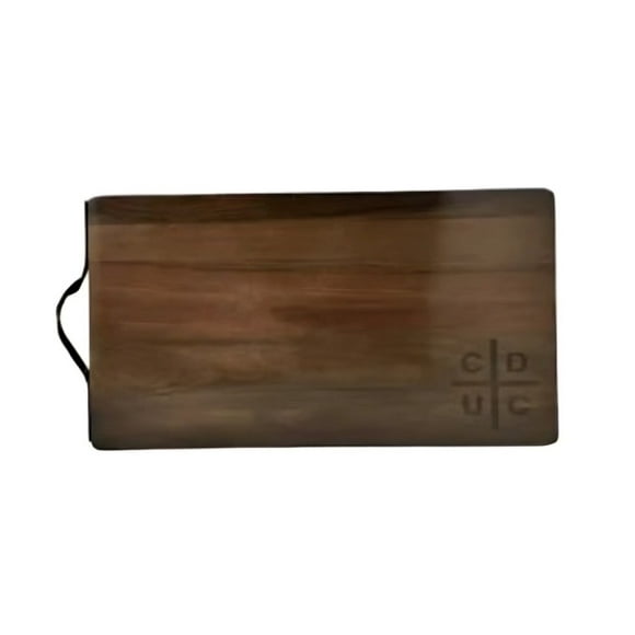 Tabla Madera Logo Universidad Catolica
