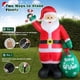 thumbnail image 5 of Papá Noel inflable navideño de 2,4 m con bolsa de regalo y caramelos, 5 of 6