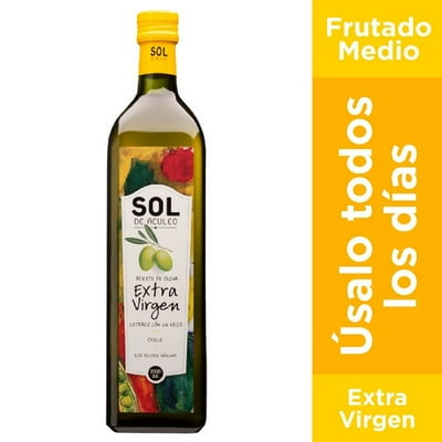 Aceite Oliva Extra Virgen Botella 1 L Sol De Aculeo