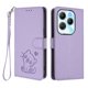 thumbnail image 1 of Infinix HOT 40 4G Funda Billetera con Ranuras para Tarjetas, Lila Claro, 1 of 6