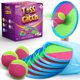 thumbnail image 1 of Juego de juegos infantiles para lanzar y atrapar pelotas Aywewii con 6 palas y 3 bolas, 1 of 8