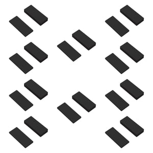 Bothyi - 20X Topes Para Cabeceros Suministros De Bricolaje Almohadillas Para Muebles Para El Hogar Oficina Marco De Cama