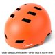 thumbnail image 3 of Casco Apusale Adulto/Juvenil Talla Media Naranja, 3 of 6