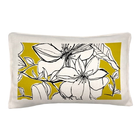 Tuyo Print - Cojín Flores Limón 50X30