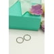 thumbnail image 2 of Argollas Huggies 10mm 16g Titanio F136 Zirconia Plateadas, 2 of 3