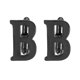 thumbnail image 1 of Uxcell Gemelos Iniciales, Clásicos con Letra del Alfabeto B Gemelos para Hombres 26 Letras A-Z con Caja de Regalo para Hombres Padre Esposo Regalo de Bodas Negocios Fiesta de Cumpleaños, Negro, 1 of 6