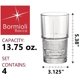 thumbnail image 2 of Vasos highball Bormioli Rocco 400 ml transparentes, juego de 4, 2 of 8