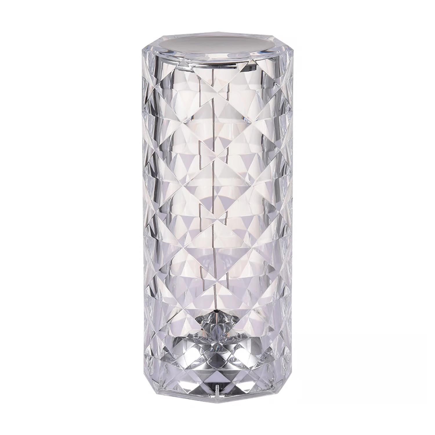 Hb Led - Lámpara De Mesa Recargable/ Touch Cilindro Diamante Led Dimeable