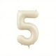 thumbnail image 1 of 1pc, Beige Caramel Heart Balloons, Crown Happy Birthday Baloons, 1 2 3 4 5 6 Baby Shower Number Foil Balloon, Helium Baby Shower Globos, Creative Small Gift, Holiday Accessory, Birthday Party Supplies, 1 of 3