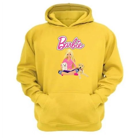 Genérico - Polerón Canguro Muñeca Modelo Amarillo Talla Xl Unisex