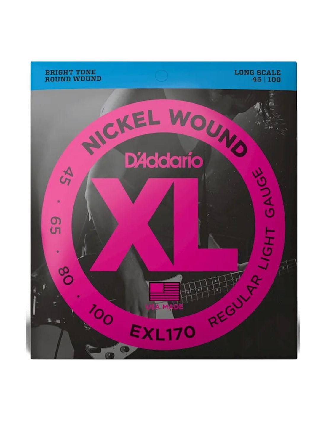 D'Addario - Encordado Bajo Electrico 4 Cuerdas Exl170 Daddario