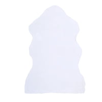 Genérico - Alfombra Poliester Yagan 90X150 Blanco