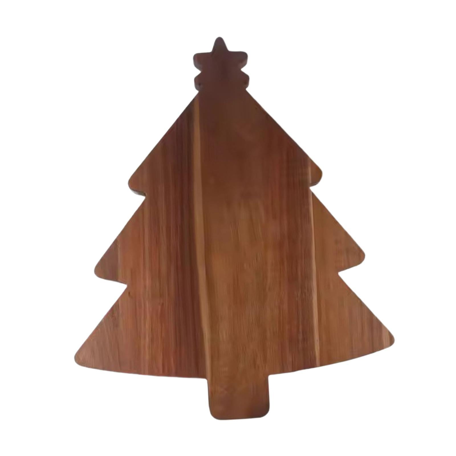 Magideal - Tabla De Cortar Con Forma De De Navidad, Bandeja Para Servir Sushi, Tabla De Quesos, Bandeja De Frutas Para Decorar El Escritorio, Ideal Para Pi Estilo A