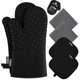 thumbnail image 1 of Juego de guantes y soportes para ollas KEGOUU de alta resistencia al calor, 1 of 7