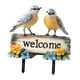 thumbnail image 3 of Letrero De PVC Con Diseño De Pájaros De Bienvenida Para Jardín, Estaca Colorida Para Decoración De Césped., 3 of 5