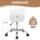 thumbnail image 3 of Taburete de Tocador Rucuken Ajustable con Almacenamiento Blanco, 3 of 3