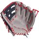 thumbnail image 3 of Guante de Softball Miken 33 cm LHT Gris/Azul Marino/Rojo, 3 of 5